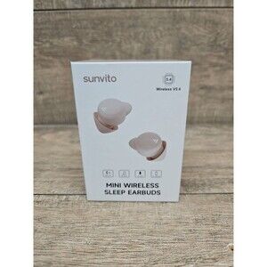 sunvito Sleep earplugs for Side Sleepers Mini Invisible Wireless Bluetooth 5....